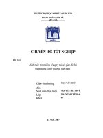 định mức tín nhiệm công ty tại sở giao dịch i ngân hàng công thương việt nam