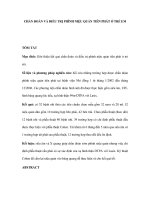 Chẩn đoán và điều trị phình niệu quản tiên phát ở trẻ em