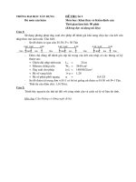 Đề thi khai thác và kiểm định cầu 2