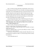 Một số biện pháp nâng cao hiệu quả hoạt động tiêu thụ sản phẩm của công ty TNHH Thương mại VIC