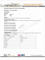 English for Tourism and Hospitality 13