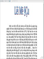  Tiểu luận: Phân tích vai trò của nông nghiệp đối với phát triển kinh tế Việt Nam