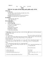 Kế hoạch giảng dạy tuần 13