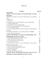 Tổ chức công tác hạch toán kế toán thành phẩm & TTTP tại Cty Tô Châu