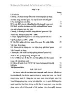 Xây dựng một số biện pháp phi thuế bảo hộ sản xuất của Việt Nam