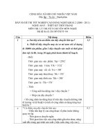 Đáp án đề thi may thiết kế thời trạng 4