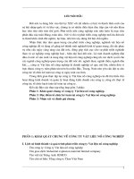 tổ chức kế toán tại công ty Vật liệu nổ công nghiệp