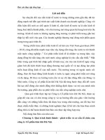 Tình hình hoạt động sản xuất kinh doanh Tại Công ty CP kim khí Hà Nội.