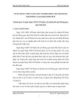 báo cáo thực tập tại NGÂN HÀNG TMCP XĂNG DẦU PETROLIMEX CHI NHÁNH HÀ NỘI PHÒNG GIAO DỊCH PHỐ HUẾ