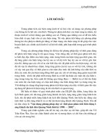 Vận dụng phương pháp dãy số thời gian phân tích biến động lượng khách du lịch đến Quảng Ninh thời kỳ 1998 – 2002