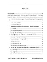 Đẩy mạnh hoạt động XK của Tổng công ty Thương mại HN trong giai đoạn khủng hoảng kinh tế và sụt giảm sức mua toàn cầu