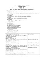 Tài liệu Giáo án môn Tự nhiên xã hội tháng 4