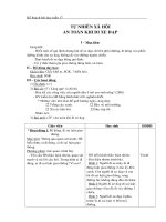 Tài liệu Giáo án môn Tự nhiên xã hội lớp 3 - tuần 17