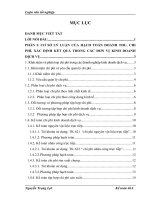 Hoàn thiện kế toán chi phí, doanh thu và xác định kết quả kinh doanh dịch vụ tại Công ty thương mại và XNK Viettel