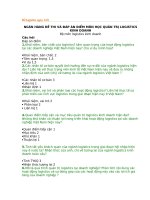 Đề thi quản trị Logistics kinh doanh