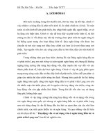 Huy động vốn và sử dụng vốn ở ngân hàng Đầu tư và phát triển Lạng sơn