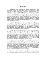 Kế toán Hàng hóa , tiêu thụ Hàng hóa và xác định kết quả tiêu thụ tại Cty cổ phần dược Bình Lục