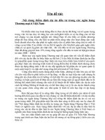 Thẩm định dự án đầu tư trong các ngân hàng Thương mại ở Việt Nam