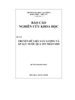Truyền dữ liệu lưu lượng nước bằng SMS phần 2