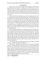 Một số giải pháp nhằm nâng cao hiệu quả sử dụng VCĐ tại công ty cổ phần LILAMA 10