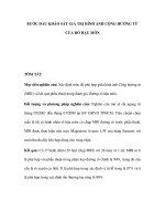 Bước đầu khảo sát giá  trị hình ảnh cộng hưởng từ của rò hậu môn