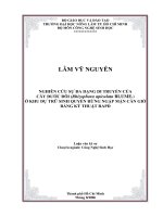 Nghiên cứu  sự đa dạng di truyền của cây đước đôi