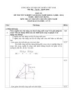 Đáp án đề thi lý thuyết điện dân dụng 33