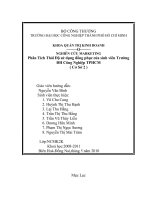 Quản trị chiến lược thực hiện chiến lược đại dương xanh