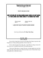 Một số vấn đề cơ bản nhằm hoàn thiện cơ chế quản lý tiền lương của Tổng Cty Xi măng Việt Nam (2)
