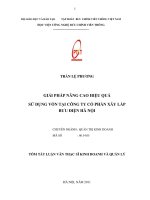 Tom tat luan van Tran Le Phuong)