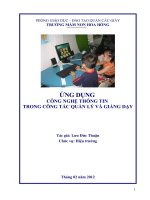 Quản lí Công nghệ thông tin