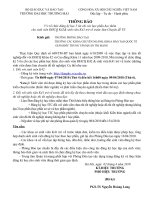 Thông báo tổ chức đăng ký học 5 tín chỉ các học phần học thêm cho sinh viên