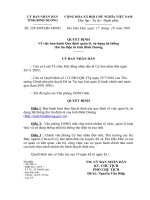 Quyết định Về việc ban hành Quy định quản lý, sử dụng hệ thống thư tín điện tử tỉnh Bình dương