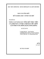 Nâng cao năng lực tổng kết thực tiễn của đội ngũ cán bộ lãnh đạo chủ chốt cấp tỉnh