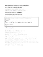 Hướng dẫn lập hàm tính Icsv trong excelx