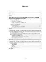 Kế toán chi phí sản xuất & giá thành sản phẩm ở Công ty gốm xây dựng Tam Đảo - Vĩnh Phúc