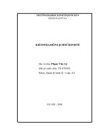 Bài kiểm tra lịch sử kinh tế
