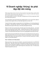 10 doanh nghiệp khủng do phái đẹp đặt nền móng