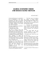 Global Eco. crisis and problems facing VN