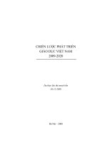 Chiến lược phát triển giáo dục Việt Nam 2009-2020