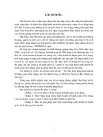 Tổ chức hoạt động kinh doanh lữ hành quốc tế bị động của Chi nhánh Công ty Dịch Vụ Du Lịch Bến Thành tại Hà Nội