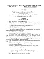 Quy chế Về quản lý, vận hành, sử dụng và cung cấp thông tin  trên cổng thông tin điện tử của Sở xây dựng