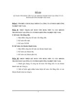 Kế toán vốn bằng tiền & các khoản thanh toán tại Công ty Cổ phần cơ khí công nghiệp Việt Nam