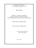 Nghiên cứu ứng dụng các hệ thống kỹ thuật cơ điện tử trong ô tô và đề xuất giải pháp mô hình cho bài toán cân bằng trên xe du lịch