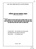 Thực trạng và giải pháp định hướng niềm tin của sinh viên