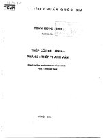 Thép cốt bê tông- Thép thanh vằn
