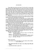 Kế toán vốn bằng tiền & các nghiệp vụ thanh toán tại Công ty xây dựng công trình giao thông 875