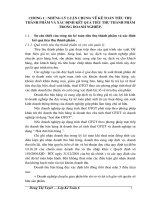 Thực trạng công tác Kế toán tiêu thụ thành phẩm & xác định kết quả tiêu thụ thành phẩm tại Công ty cơ khí đúc Thắng Lợi