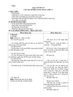 Giáo án kĩ thuật 5- Lắp mạch điện song song tuần 1