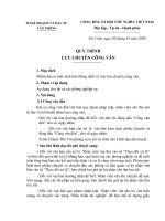 Quy trình lưu chuyển công văn